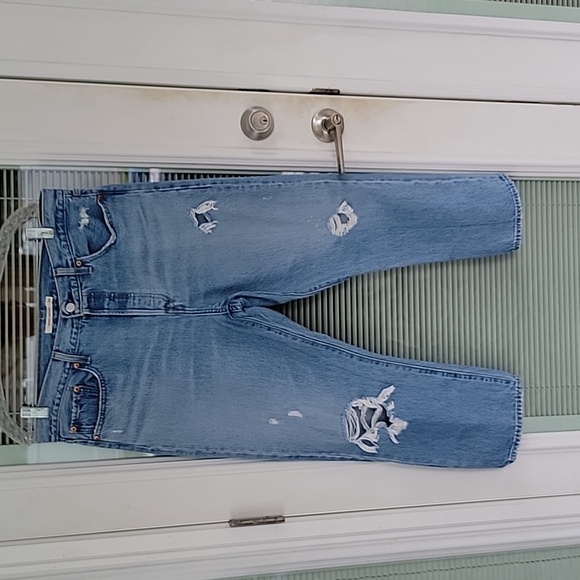 Levi's Denim - Levi's WEDGIE STRAIGHT High-Rise Light Wash Button Fly Jeans Sz 32